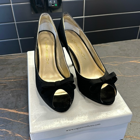 Ladies peep toe heels - Picture 1 of 6